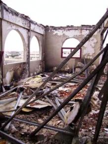 Inside the destroyed Gaza Music School