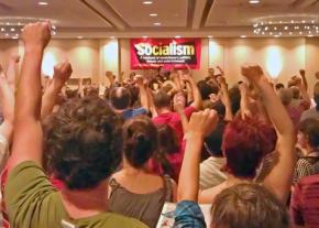 Rallying at Socialism 2012 in Chicago