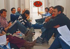 TAA members "grade in" at Bascom Hall