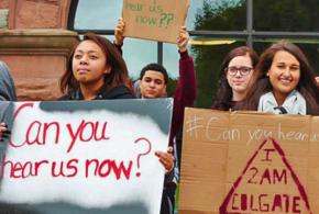 Colgate students rally to send a message against racism