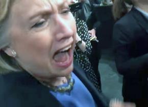 Hillary Clinton chastises a Greenpeace activist for asking about campaign contributions from energy companies