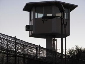 Outside a Los Angeles prison